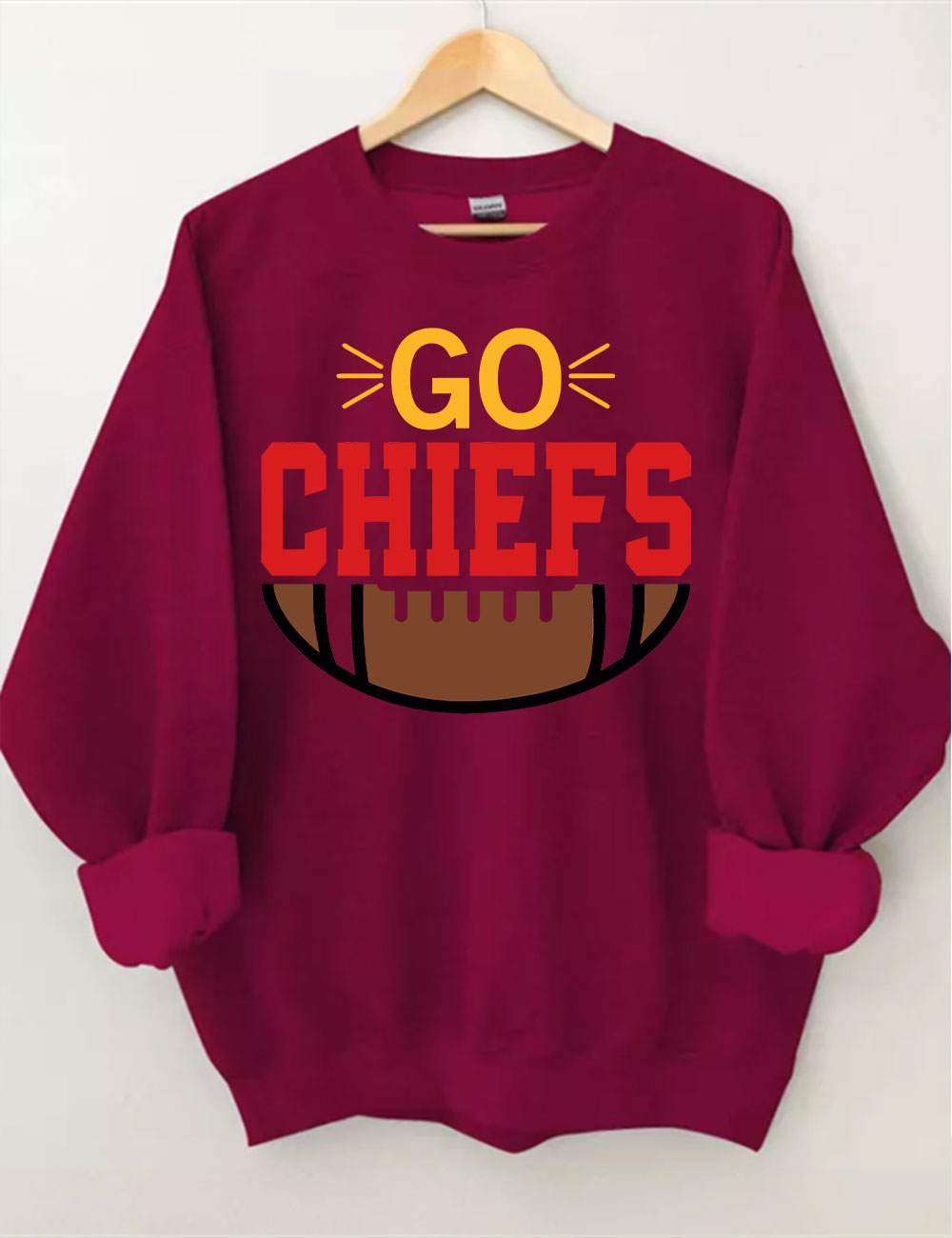 Go Chiefs Football Sweatshirt