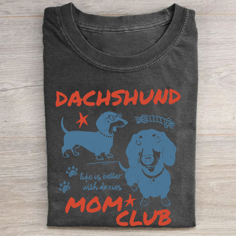 Coke Zero and Dachshund Club Washed T-shirt