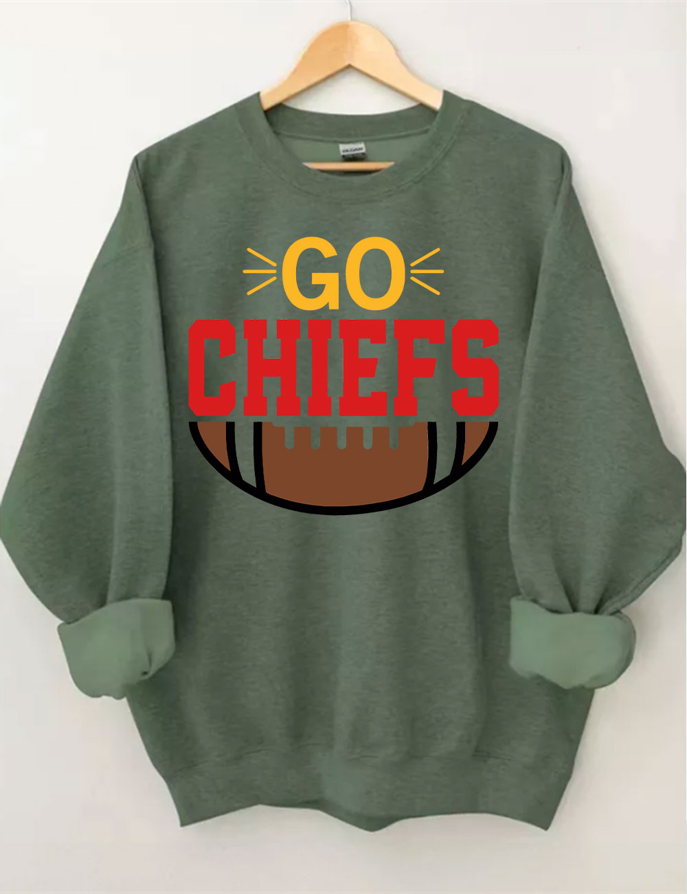 Go Chiefs Football Sweatshirt