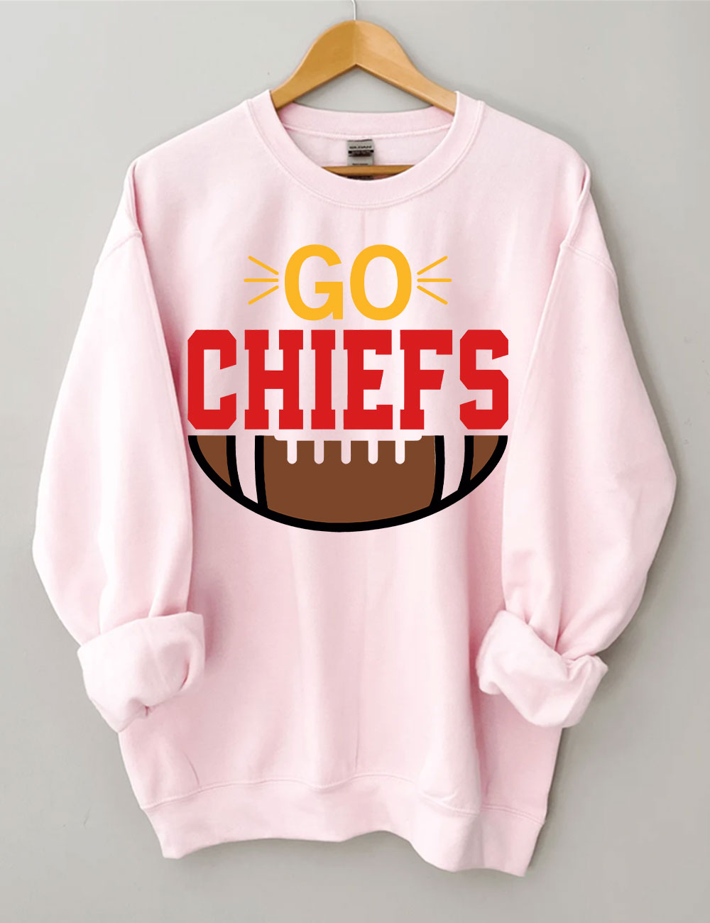 Go Chiefs Football Sweatshirt