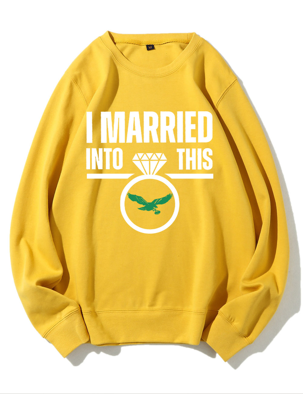 I Married to This Eagles Vintage Football Sweatshirt