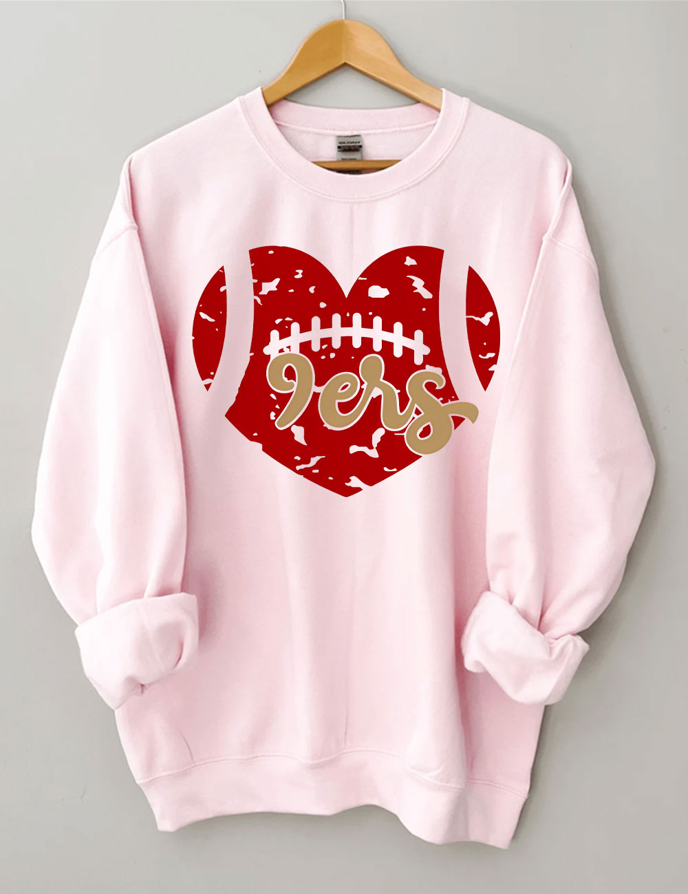 9ers Heart San Francisco Football Sweatshirt