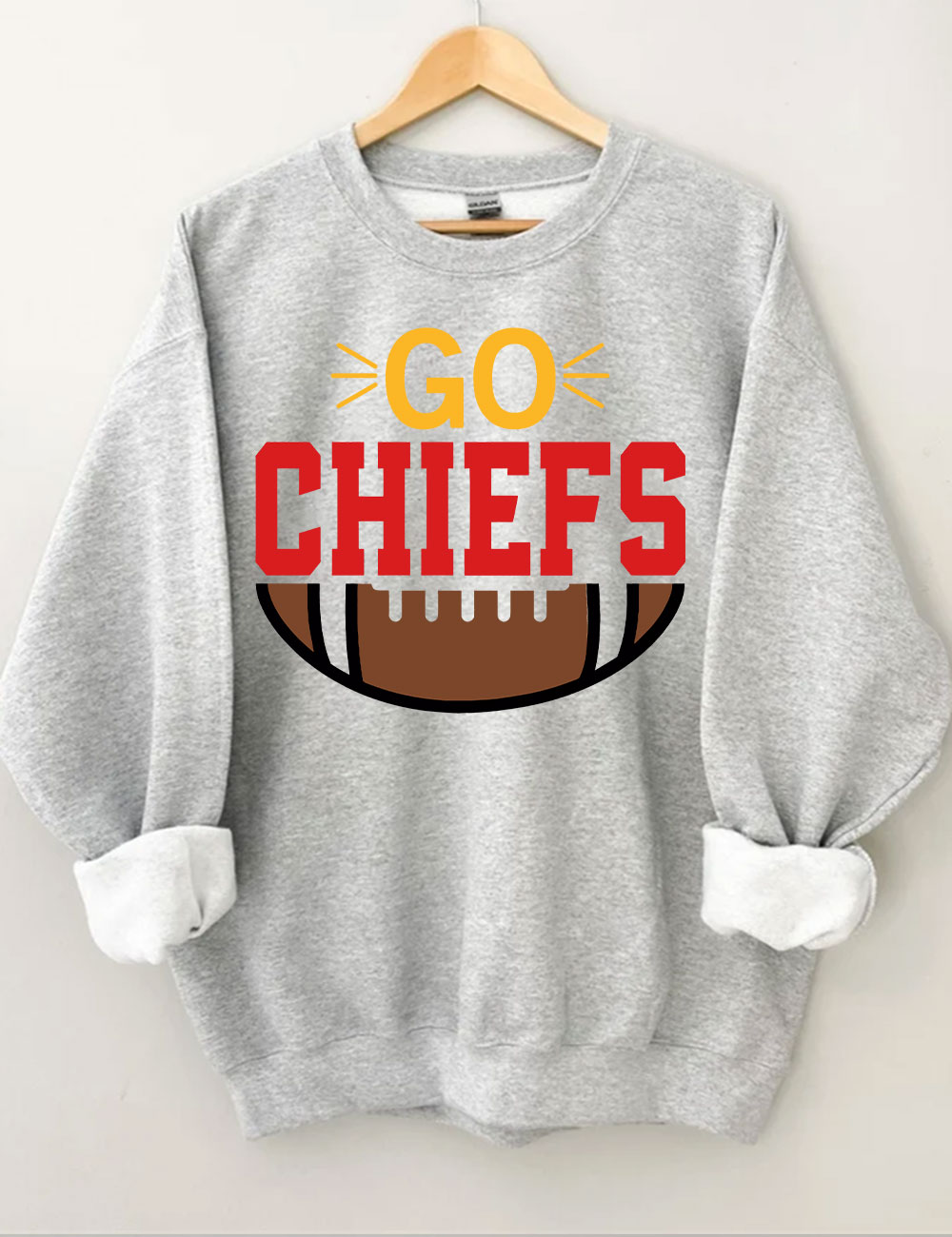 Go Chiefs Football Sweatshirt