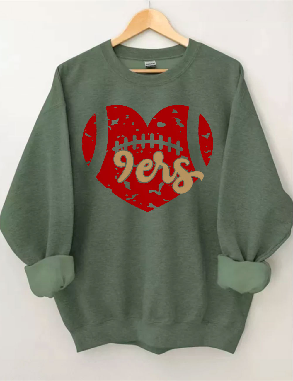 9ers Heart San Francisco Football Sweatshirt