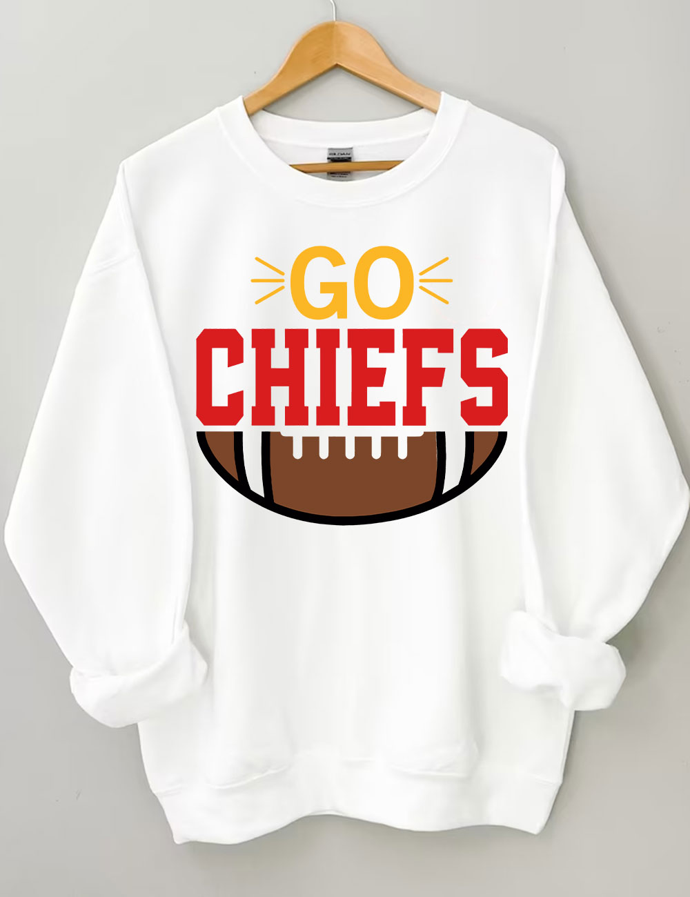 Go Chiefs Football Sweatshirt