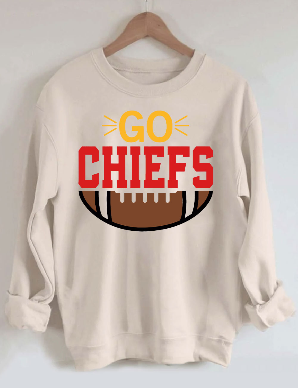 Go Chiefs Football Sweatshirt