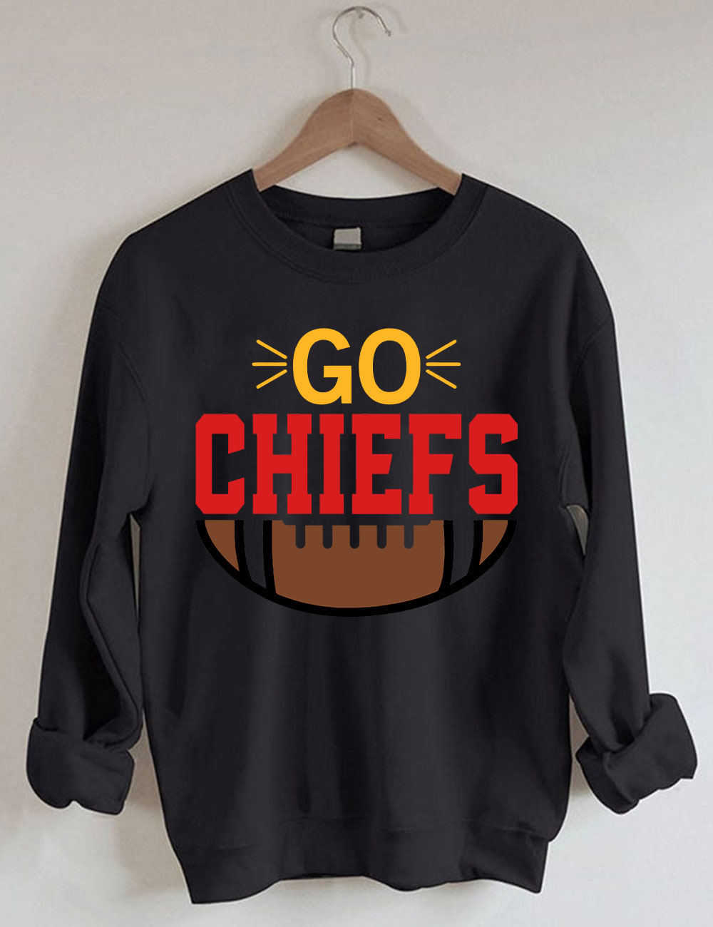 Go Chiefs Football Sweatshirt