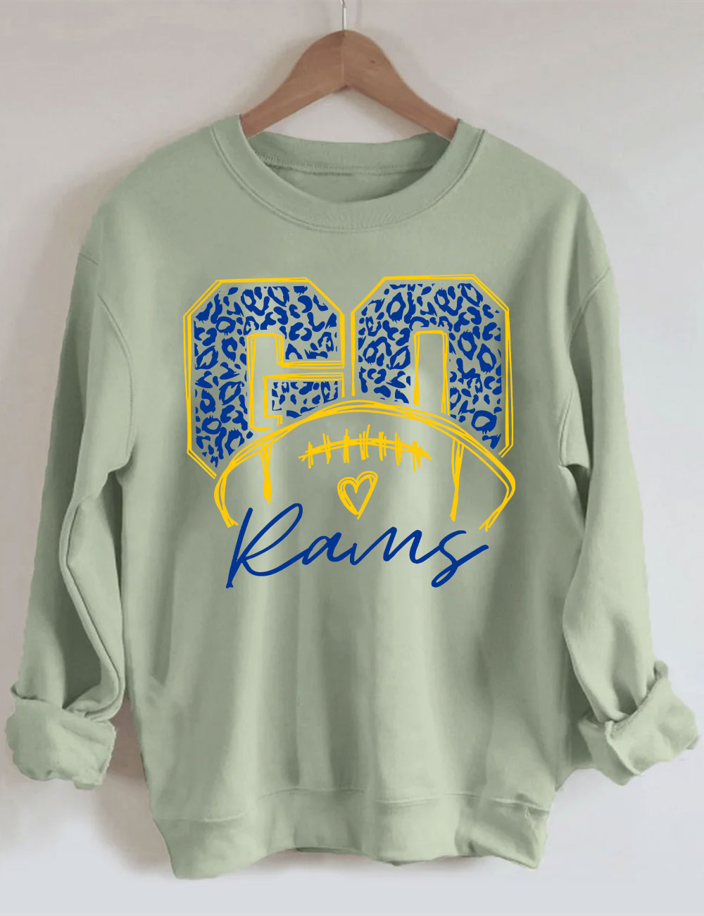 Go Rams Football Sweatshirt