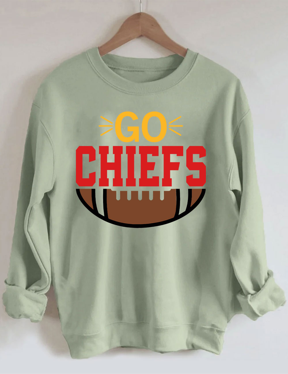 Go Chiefs Football Sweatshirt