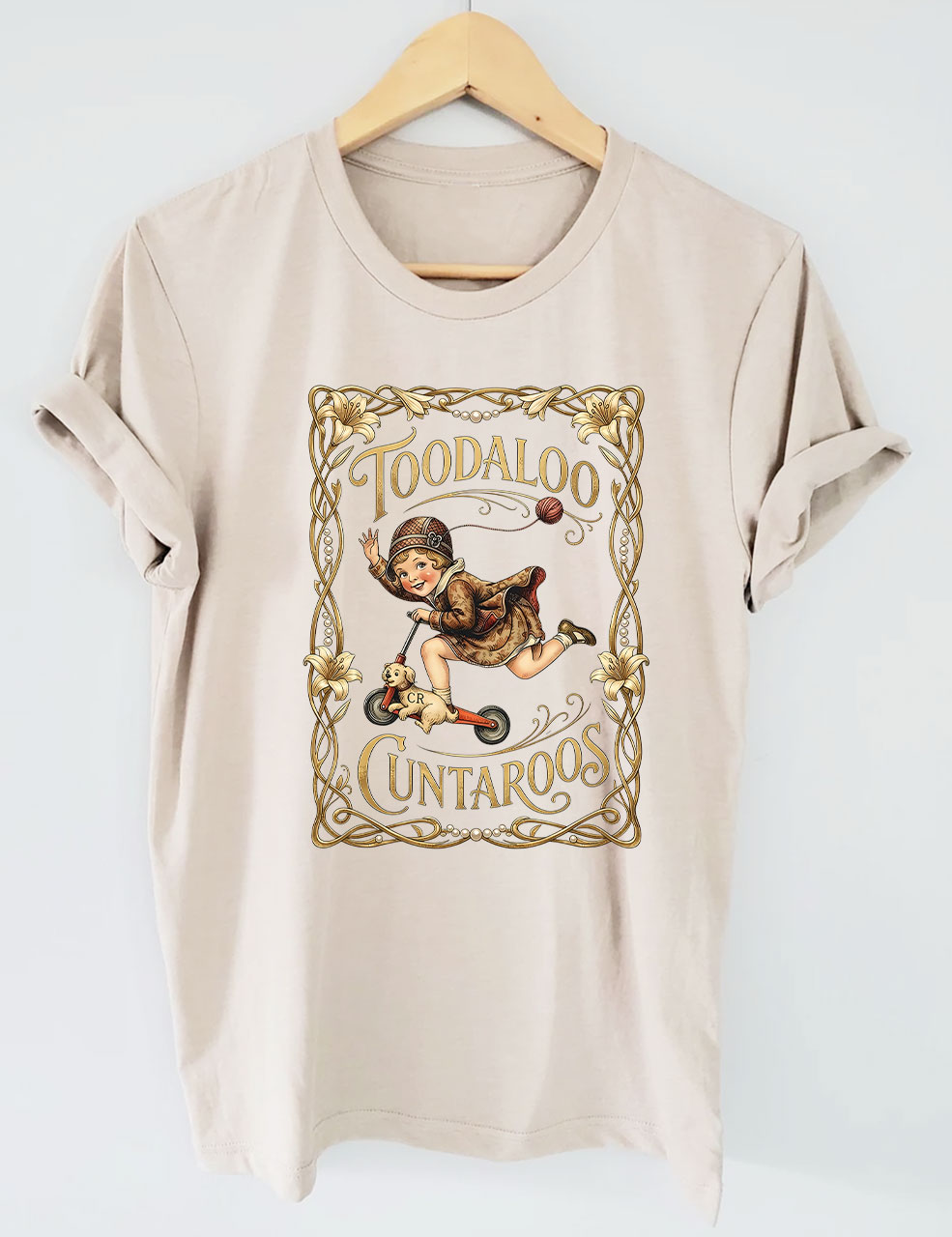 Retro Roller Girl T-shirt