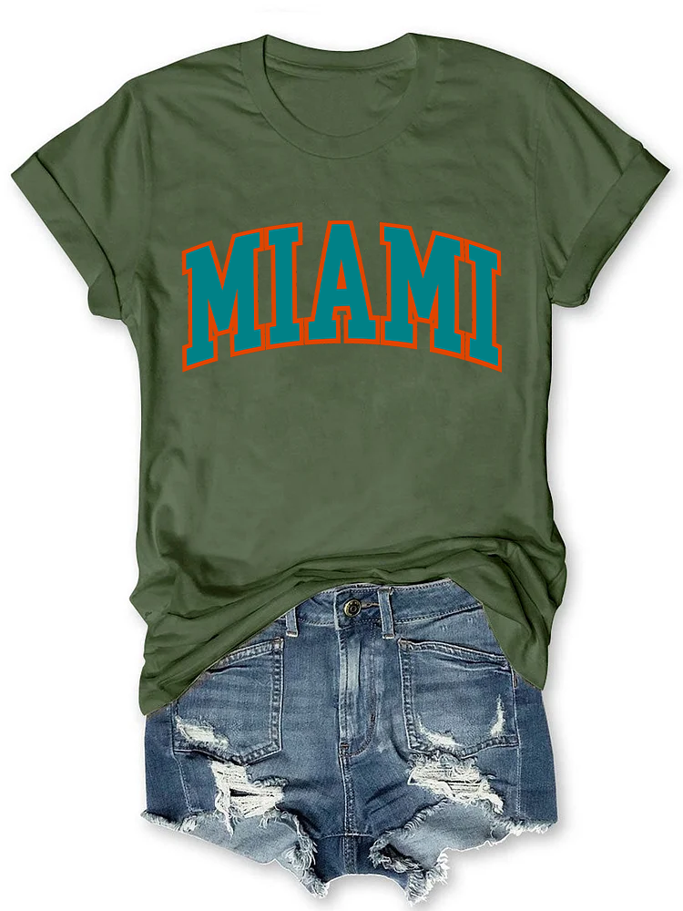 Miami Dolphins Football T-Shirt