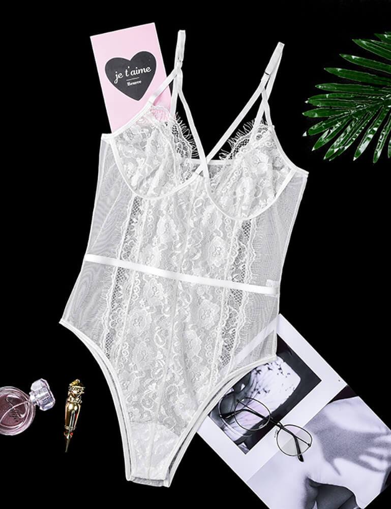 Push Up Lace Bodysuit