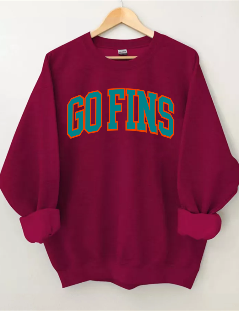 Go Fins Football Sweatshirt