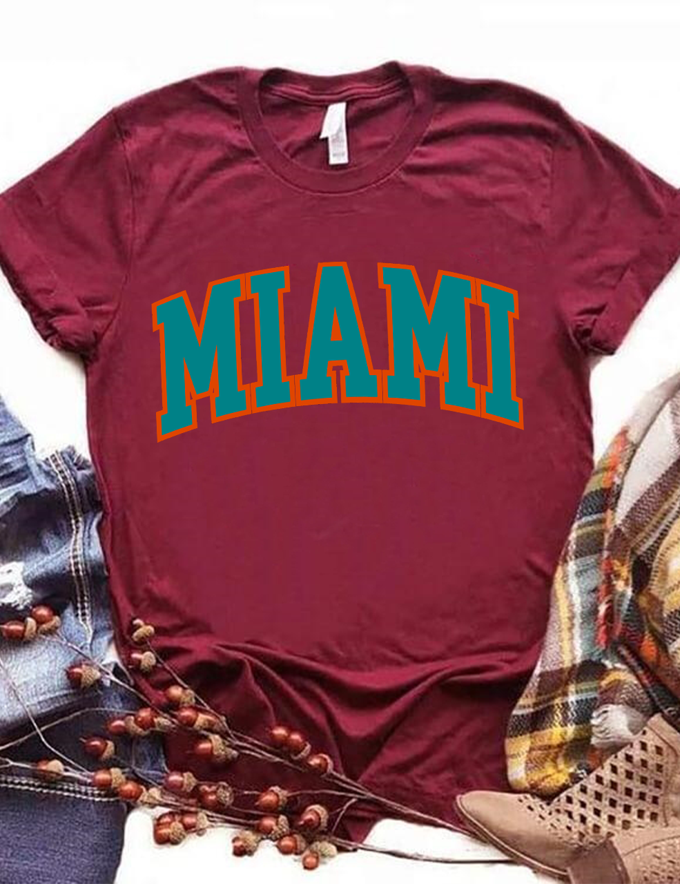 Miami Dolphins Football T-Shirt