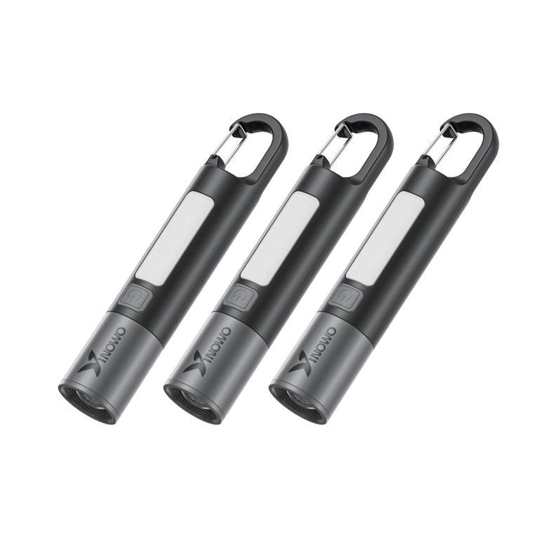 Rechargeable LED Flashlight: 3 Modes, IPX65 Waterproof & Durable for Camping, Fishing, Emergencies, Outdoor/Night Illumination