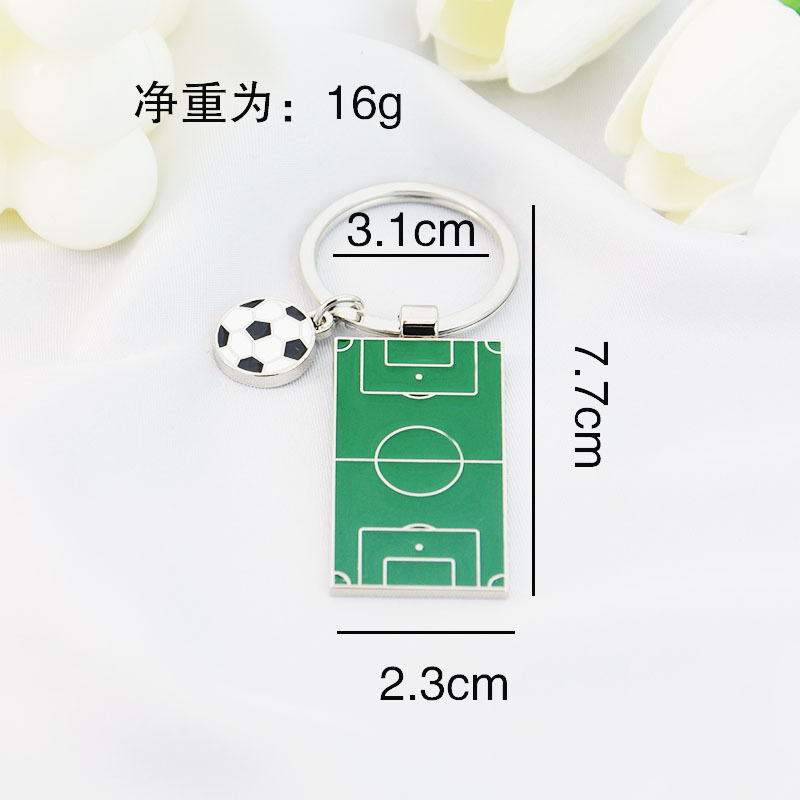Metal Bowling Ball Keychain Sports Meeting Badminton Soccer Gift Golf Pendant Tennis Table Tennis Key