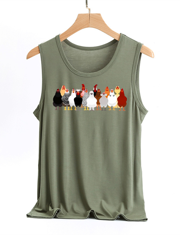 Funny Chicken Tank