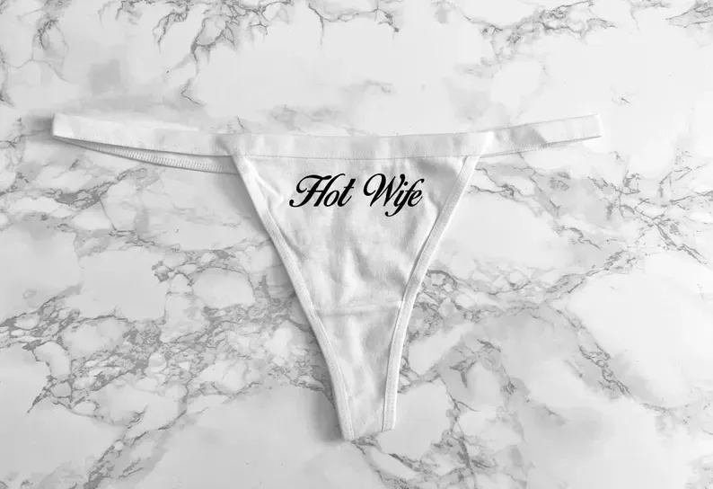 3pcs Funny Love Letter Thong Underwear