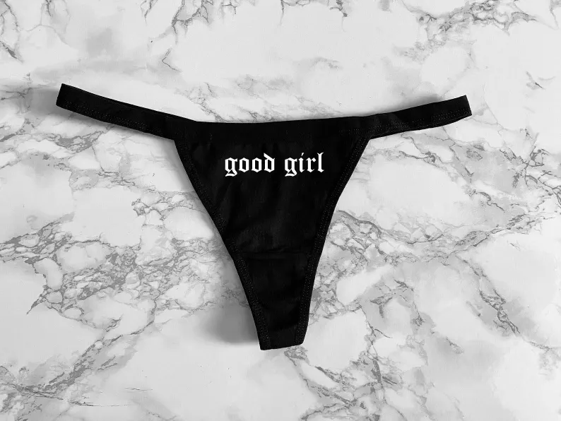 3pcs Good Girl Women's Thong Underwear