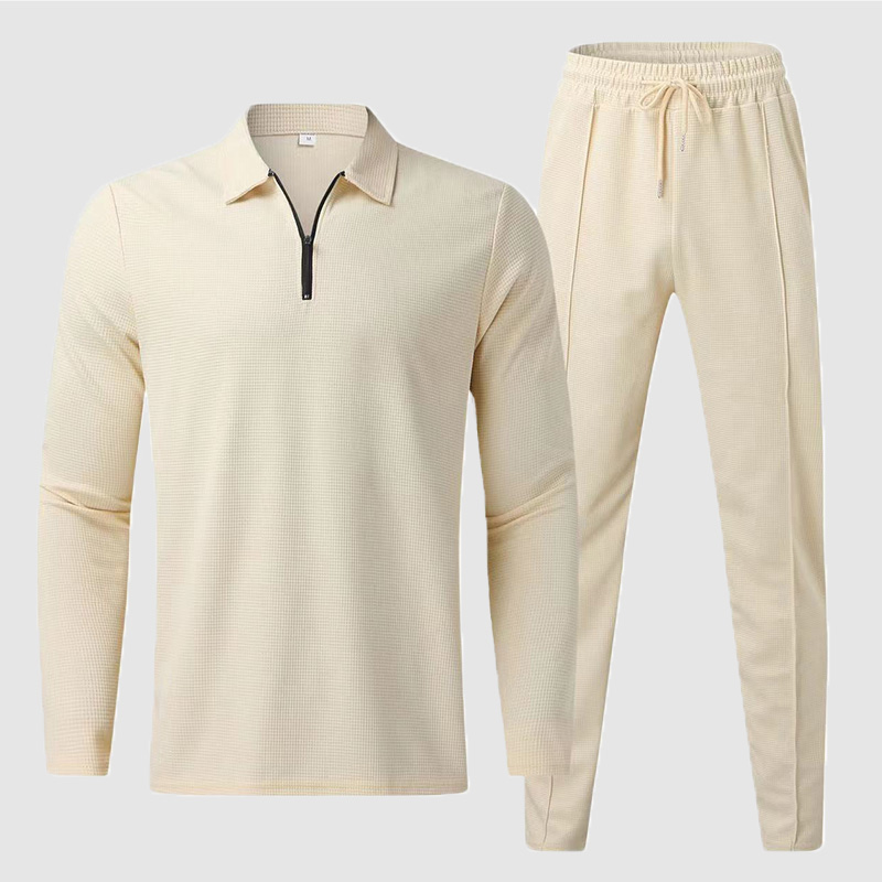 Men's Long Sleeves And Trousers Two-Piece Sports Casual Suit