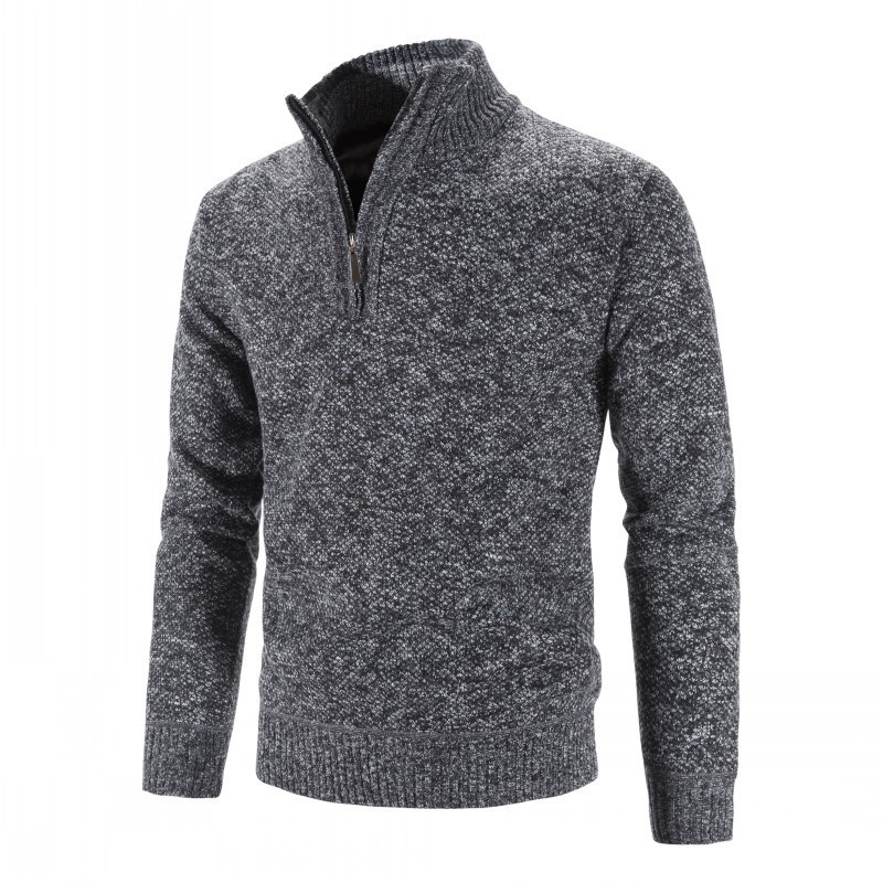 Men's Cashmere Zip Sweater