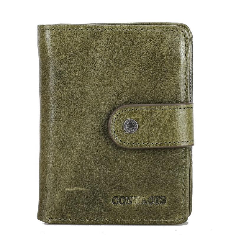 Anti-Theft RFID Protected Multi-Slot Classic Leather Wallet