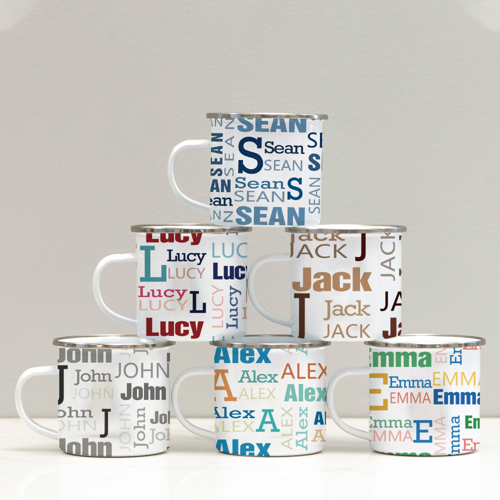 Personalised 12oz Monogram Mugs for Kids  | KidMug38