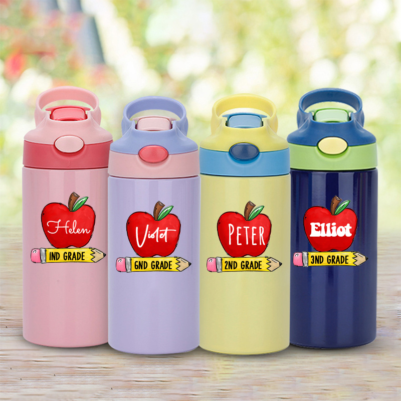 Personalised BPA Free 12oz Kid Water Bottles | YouBottle77