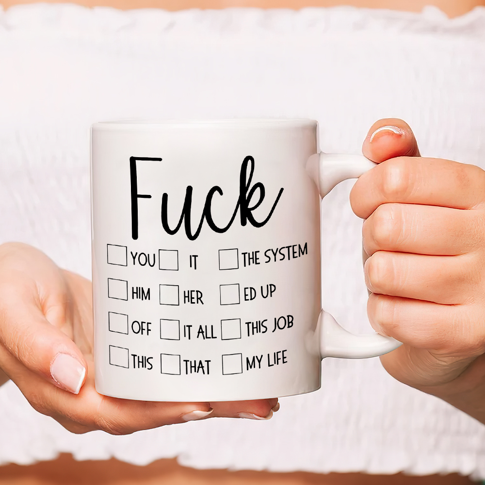 Choose Your Mood Fuck Mug Coffee Mug | YouMug17