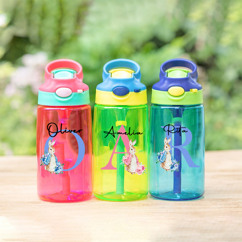 Personalised BPA Free 16oz Easter Kid Water Bottles | YouBottle64
