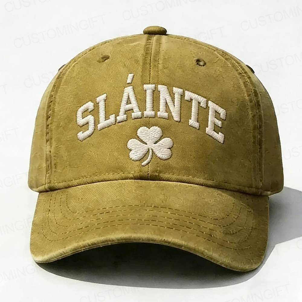 St. Patrick's Day Sláinte Embroidery Cap