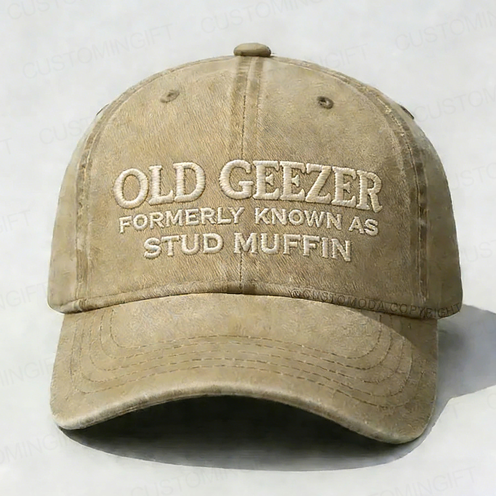 Old Geezer Formerly Known As Stud Muffin Embroidery Cap