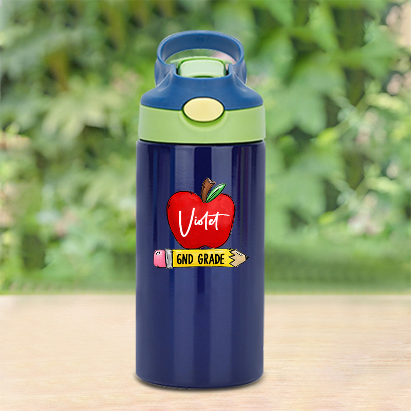 Personalised BPA Free 12oz Kid Water Bottles | YouBottle77