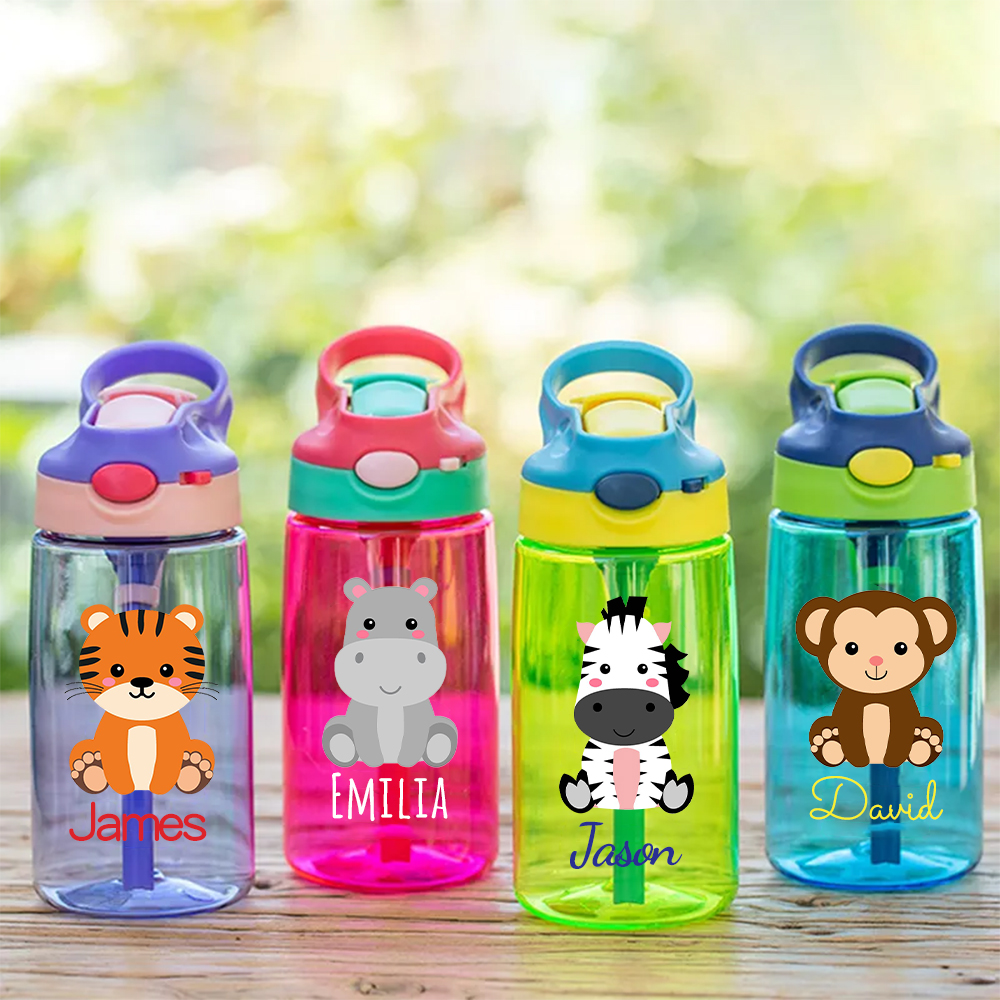 Personalised BPA Free 16oz Kid Water Bottles | YouBottle67