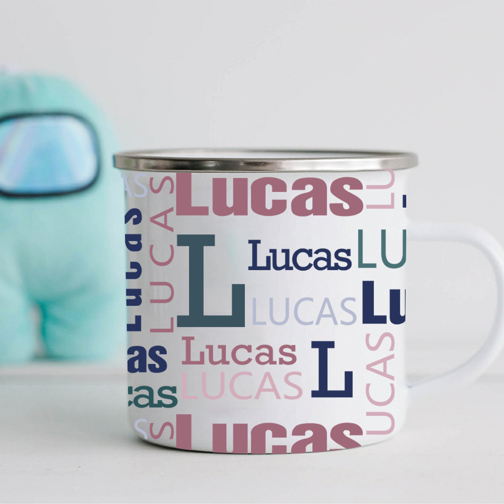 Personalised 12oz Monogram Mugs for Kids  | KidMug38
