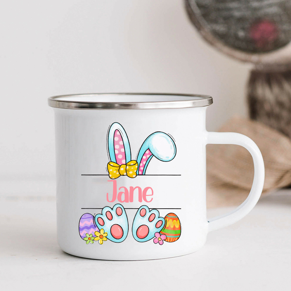Personalised 12oz Easter Monogram Mugs for Kids  | KidMug41