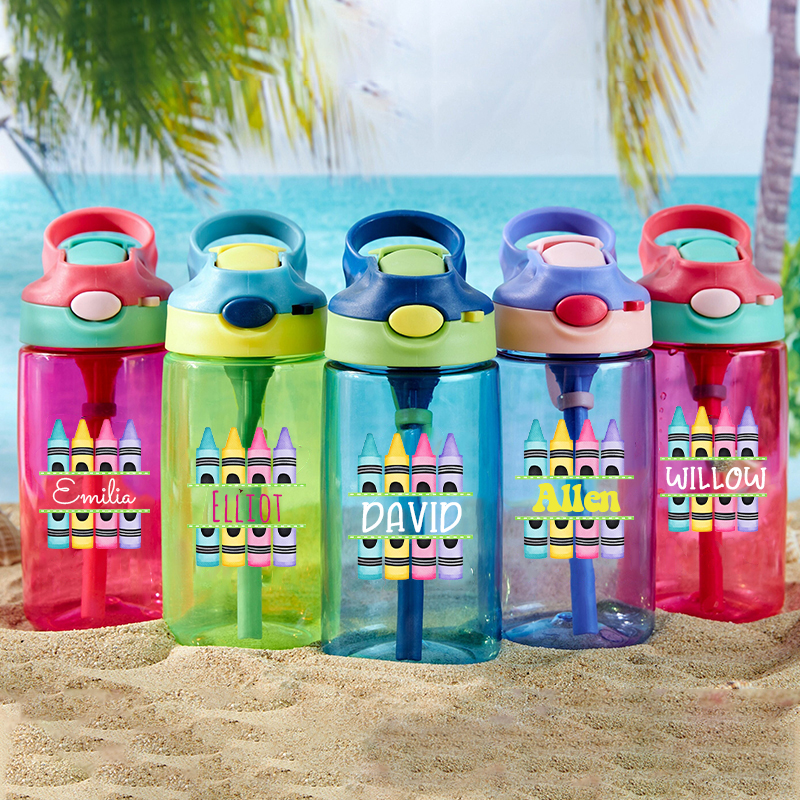 Personalised BPA Free 16oz Kid Water Bottles | YouBottle74