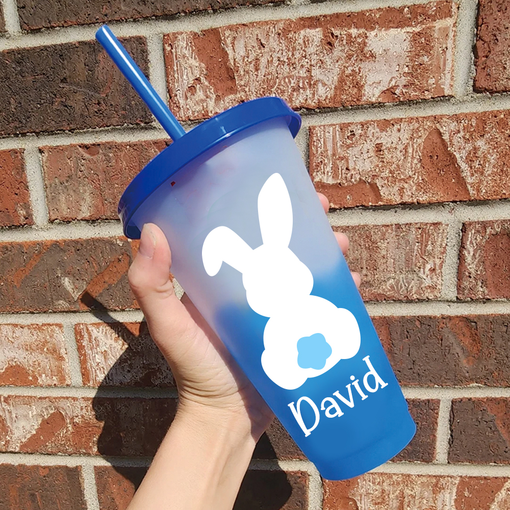 Personalised BPA Free 24oz Rainbow Cold Color Changing Tumbler | YouTumbler19