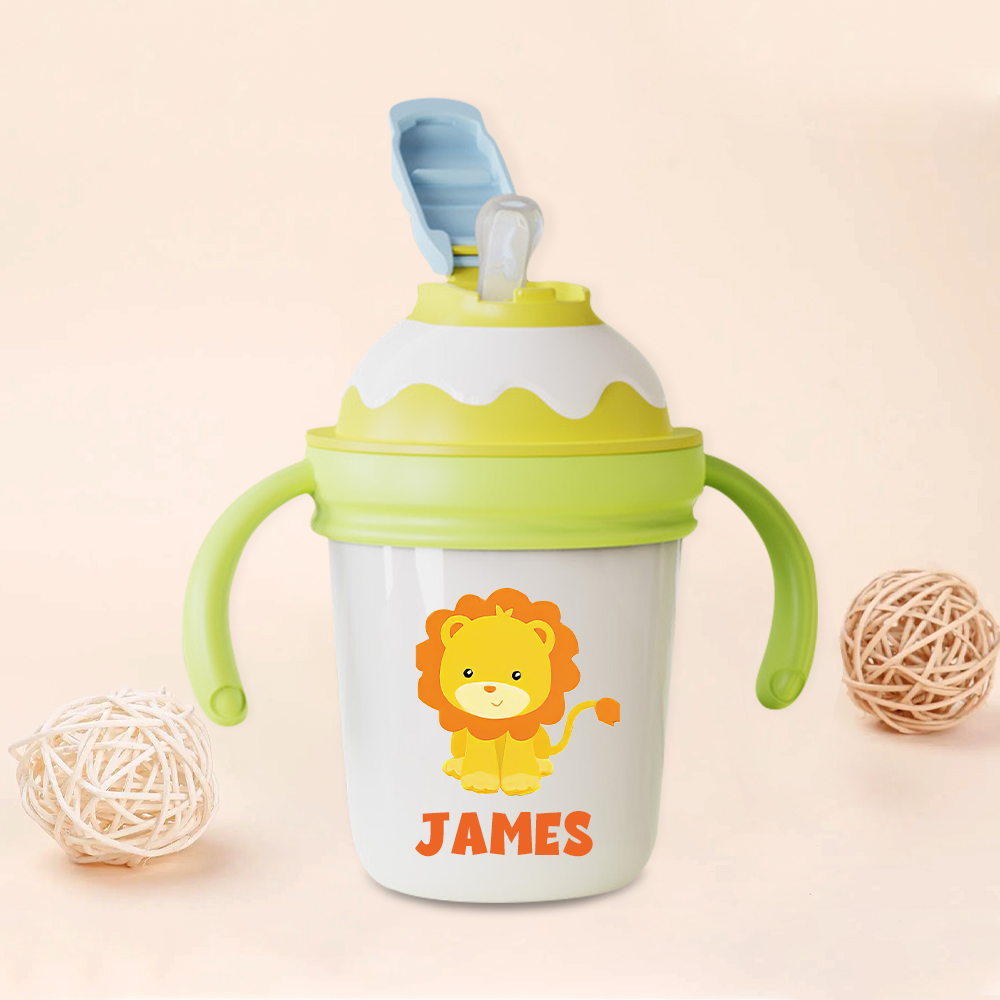 Personalised 10oz Stainless Steel Sippy Cup for Kids | YouBottle98