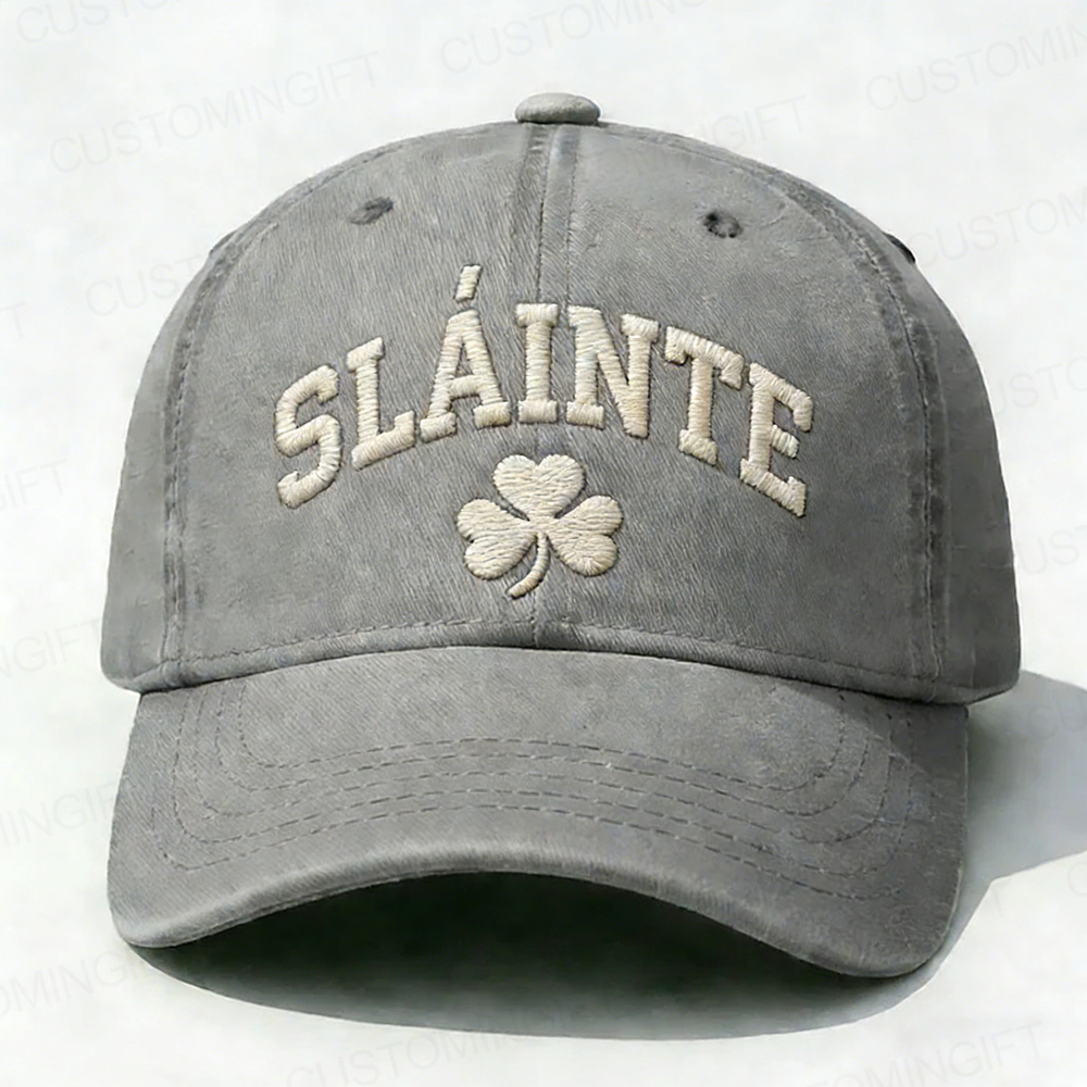 St. Patrick's Day Sláinte Embroidery Cap