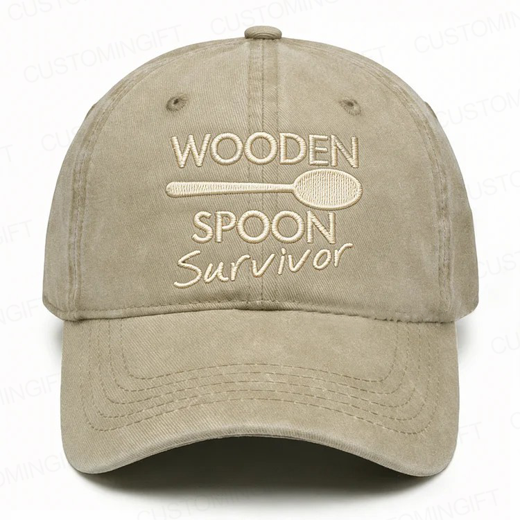 Wooden Spoon Survivor Embroidery Cap