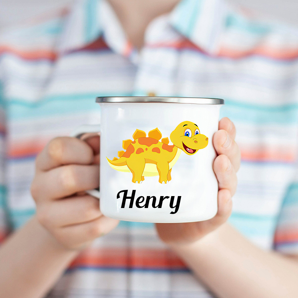Personalised 12oz Cute Pattern Mugs for Kids  | KidMug36
