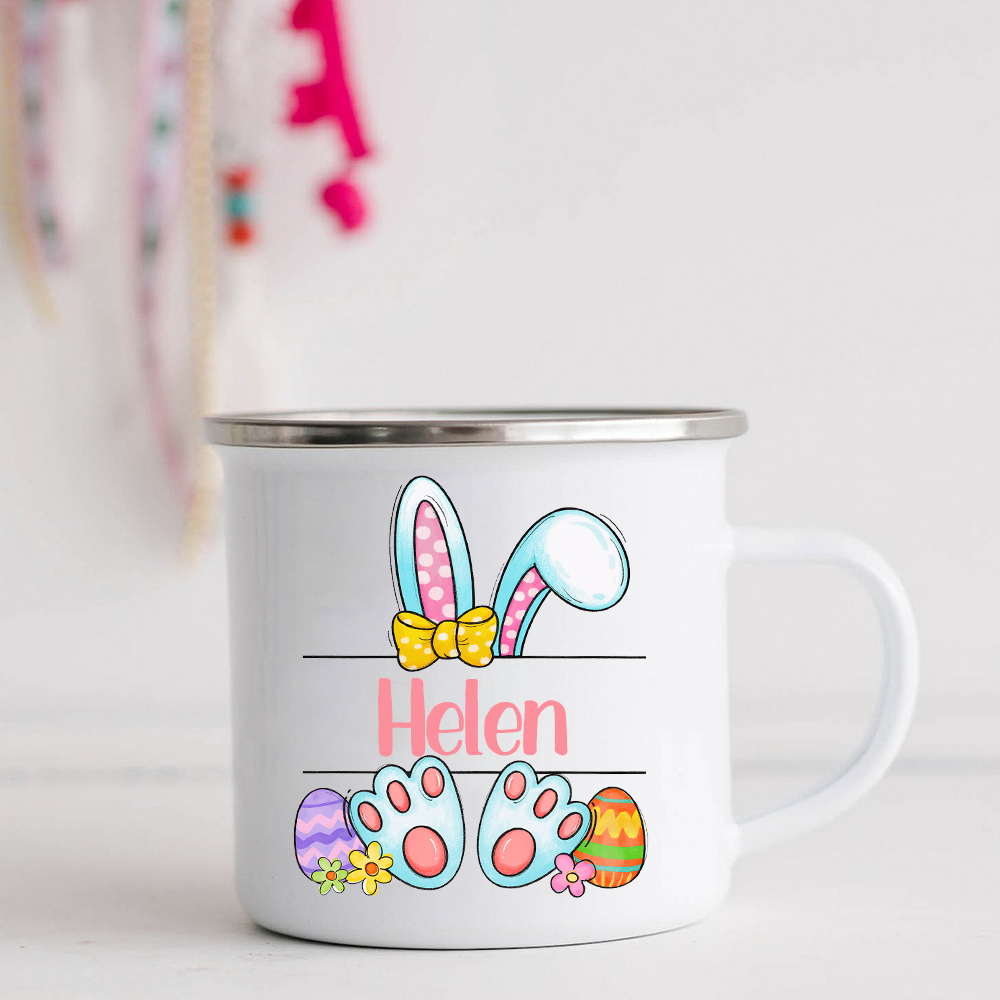 Personalised 12oz Easter Monogram Mugs for Kids  | KidMug41