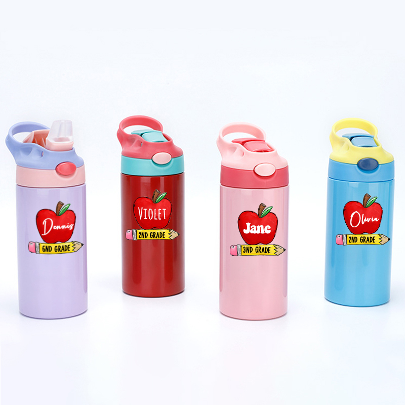 Personalised BPA Free 12oz Kid Water Bottles | YouBottle77
