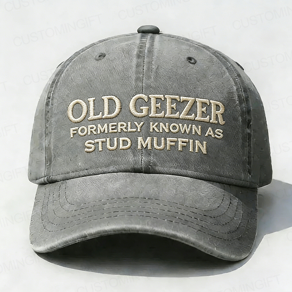Old Geezer Formerly Known As Stud Muffin Embroidery Cap