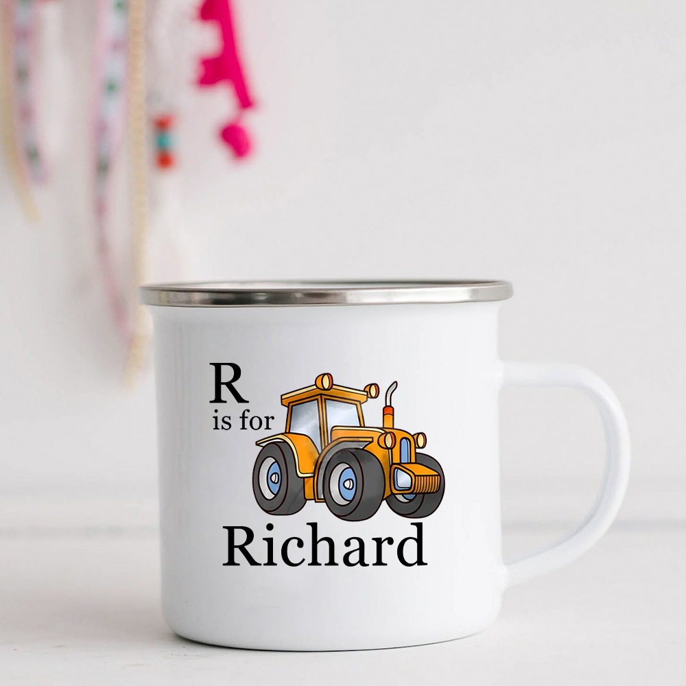 Personalised 12oz Truck Mugs for Kids  | KidMug35