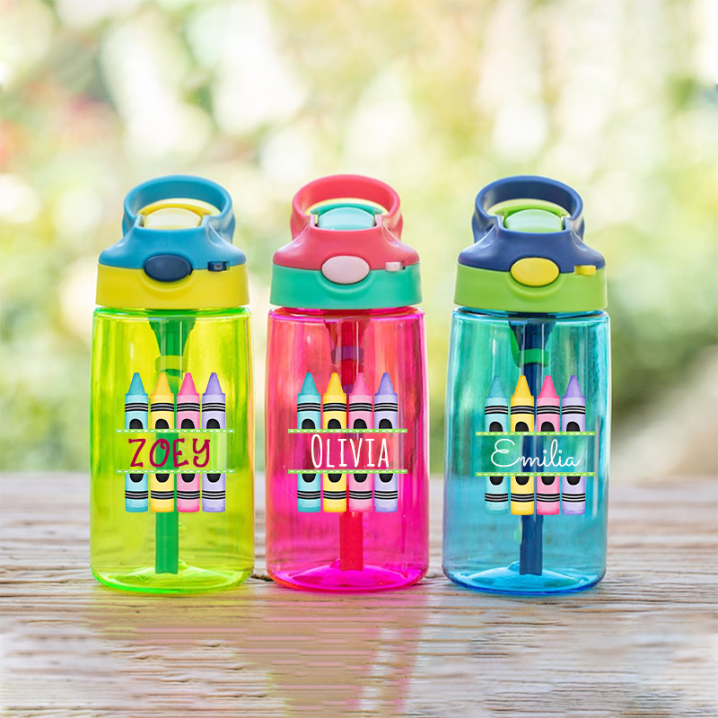 Personalised BPA Free 16oz Kid Water Bottles | YouBottle74