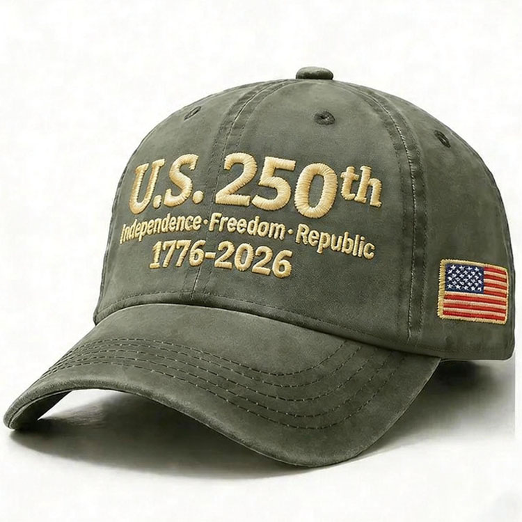 USA 250 Anniversary Embroidery Cap