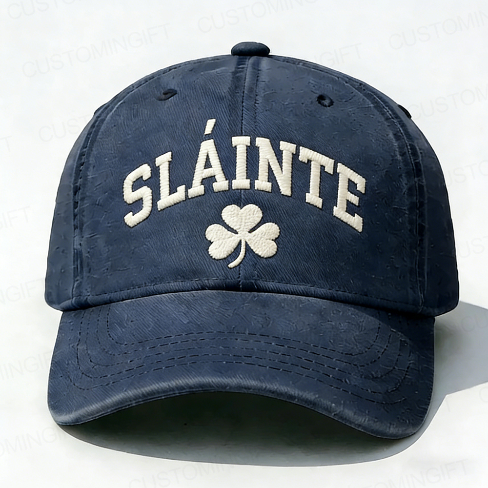 St. Patrick's Day Sláinte Embroidery Cap