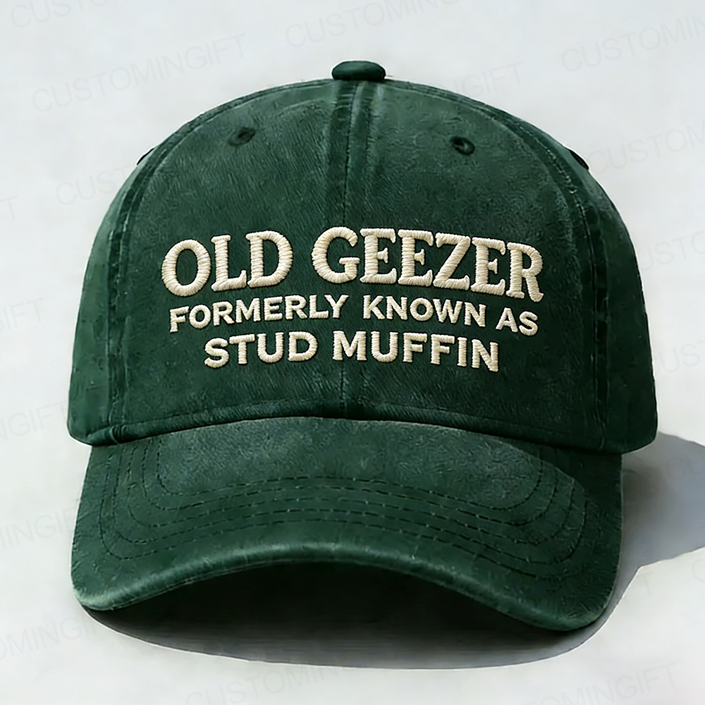 Old Geezer Formerly Known As Stud Muffin Embroidery Cap
